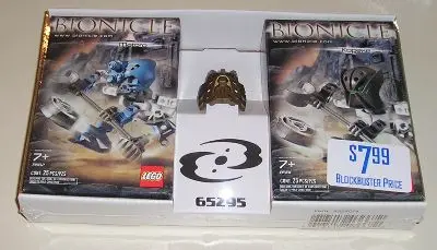 LEGO Bionicle 65295 Bionicle twin-pack with gold mask set