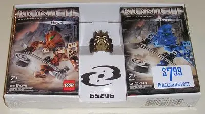LEGO Bionicle 65296 Bionicle twin-pack with gold mask set