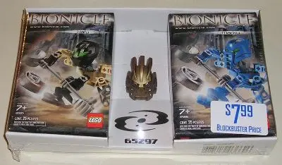 LEGO Bionicle 65297 Bionicle twin-pack with gold mask set