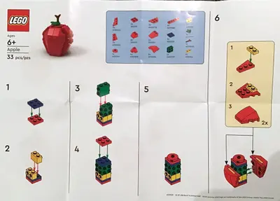 LEGO Promotional 6539539 Apple set