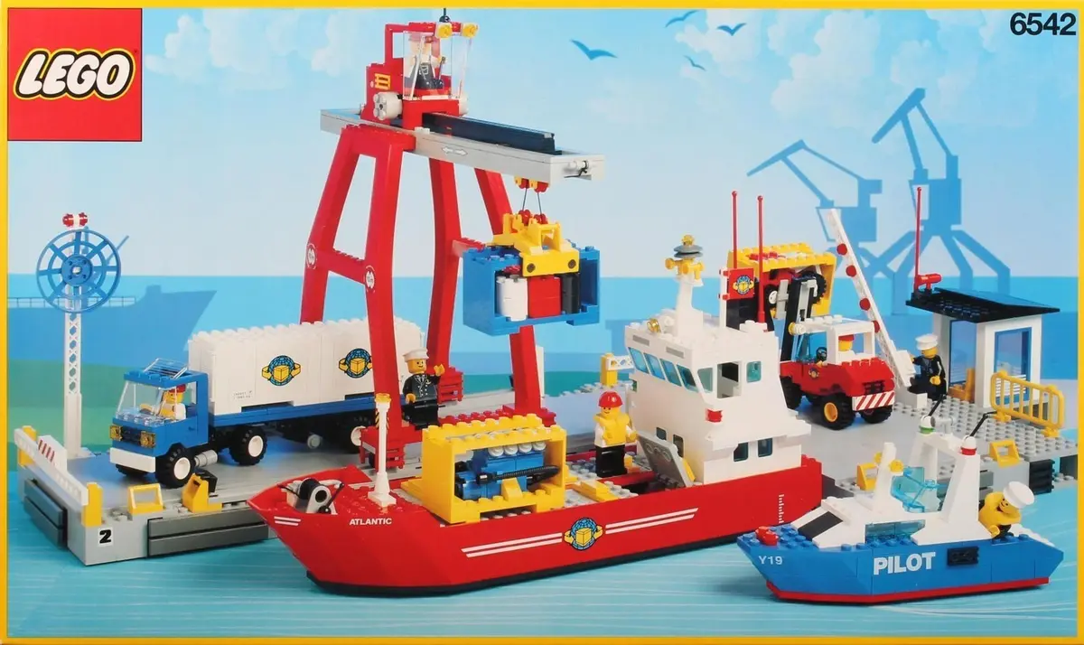 LEGO Town 6542 Launch & Load Seaport set, image 2
