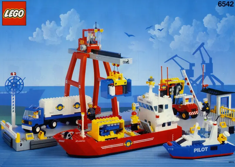 LEGO Town 6542 Launch & Load Seaport set