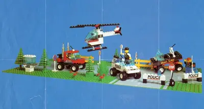 LEGO Town 6549 Roadblock Runners set