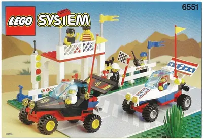 LEGO Town 6551 Checkered Flag 500 set