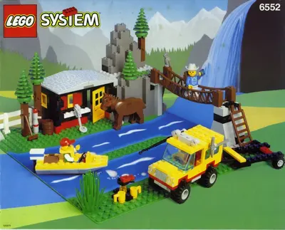 LEGO Town 6552 Rocky River Retreat set