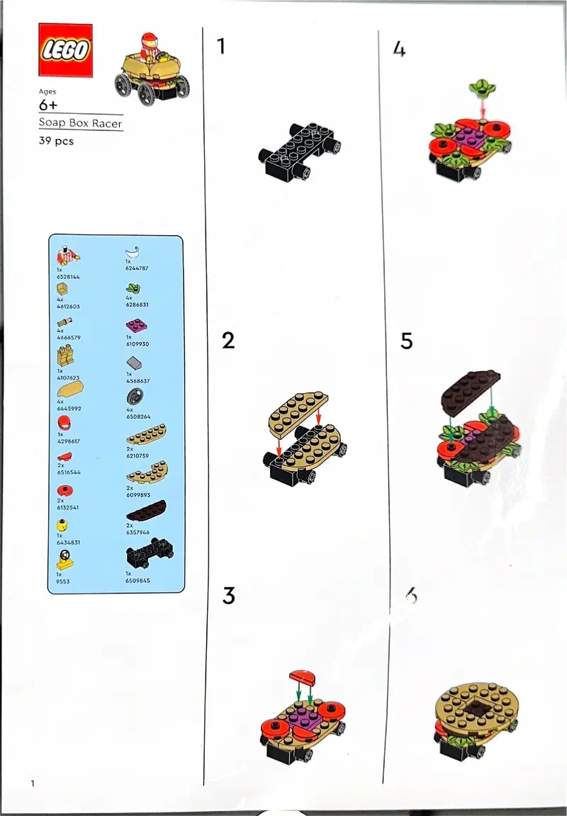 LEGO City 6557633 Soap Box Racer set