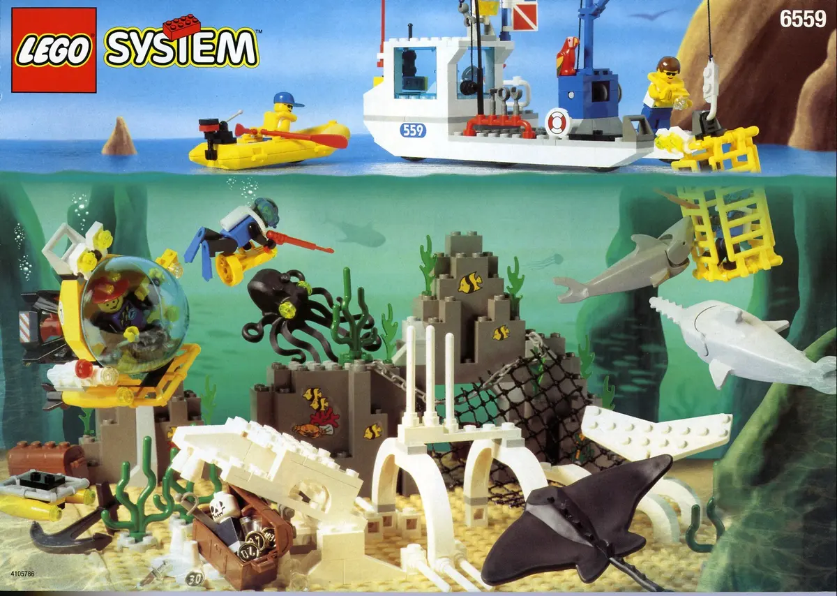 LEGO Town 6559 Deep Sea Bounty set