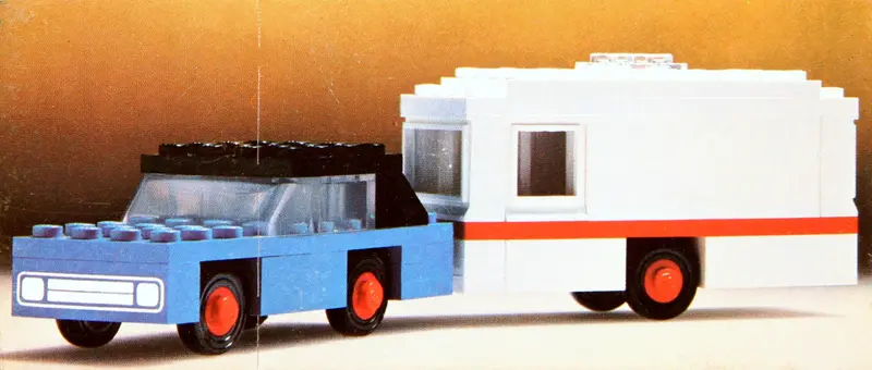 LEGO LEGOLAND 656 Car and Caravan set