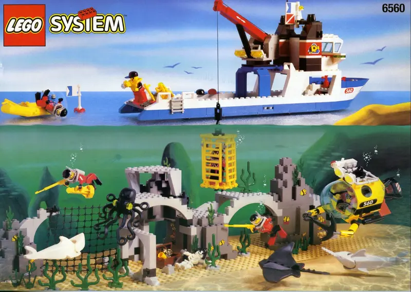 LEGO Town 6560 Diving Expedition Explorer set