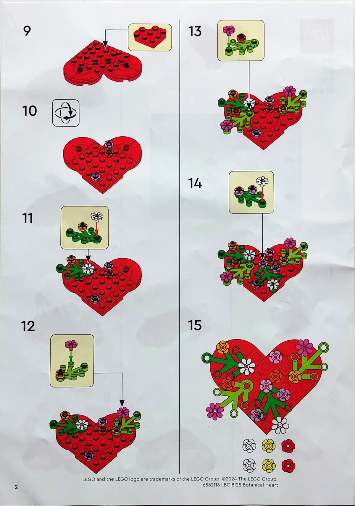 LEGO Promotional 6562116 Botanical Heart M&T set, image 3