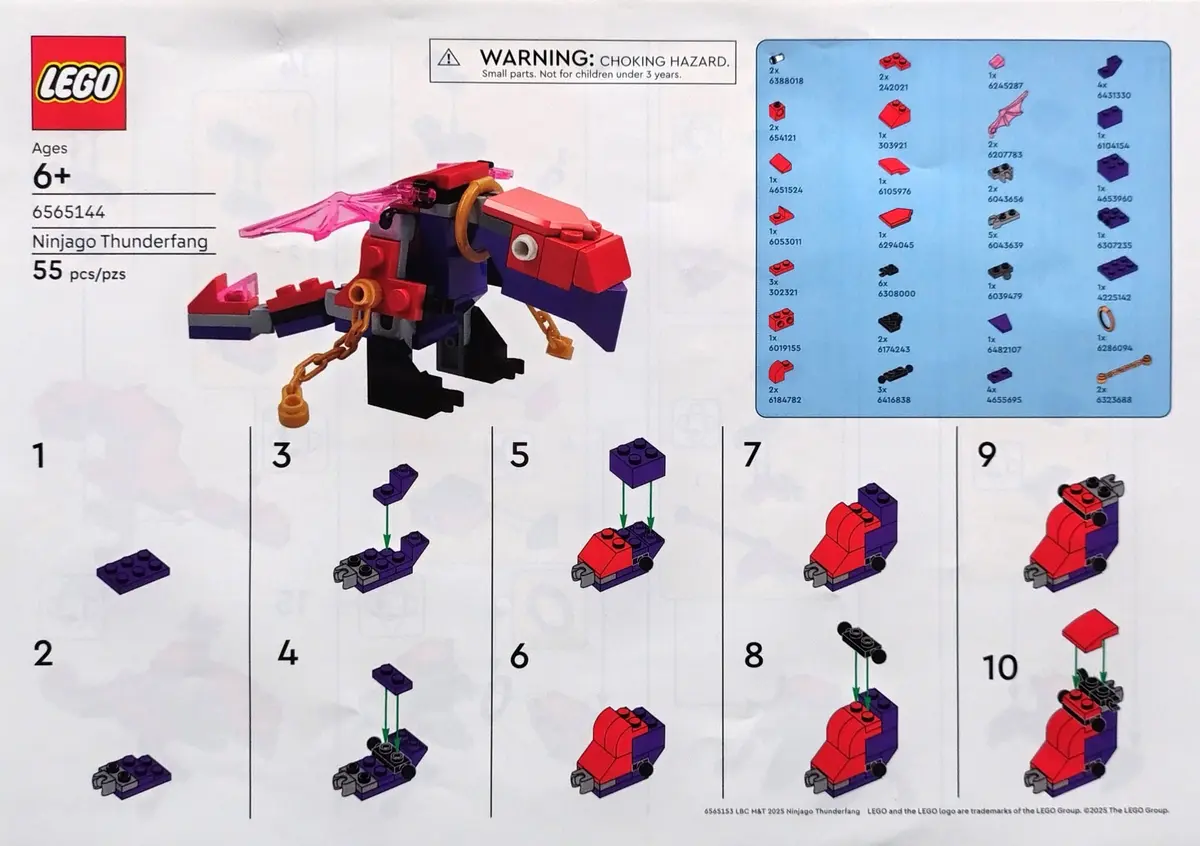 LEGO Ninjago 6565144 Ninjago Thunderfang set, image 2