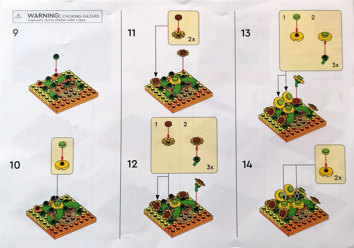 LEGO Promotional 6565145 Sunflowers M&T set, image 3