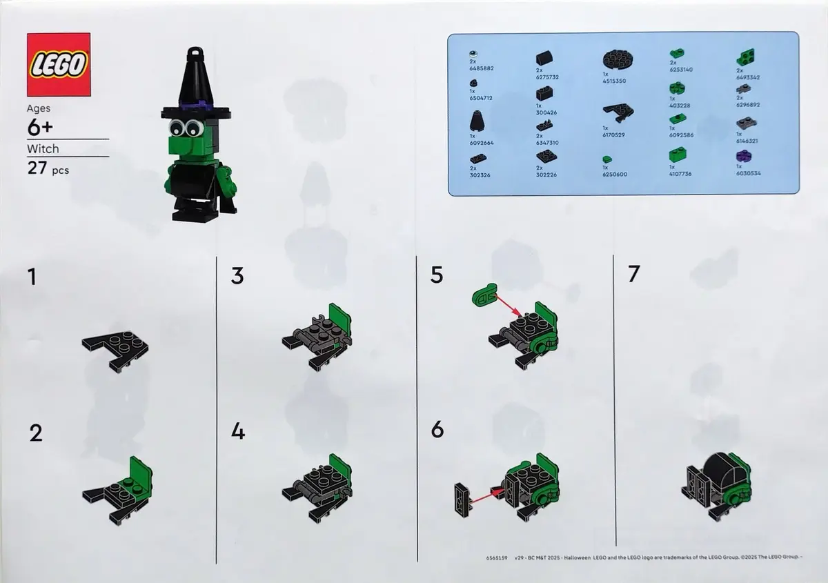 LEGO Promotional 6565159 Witch set, image 2