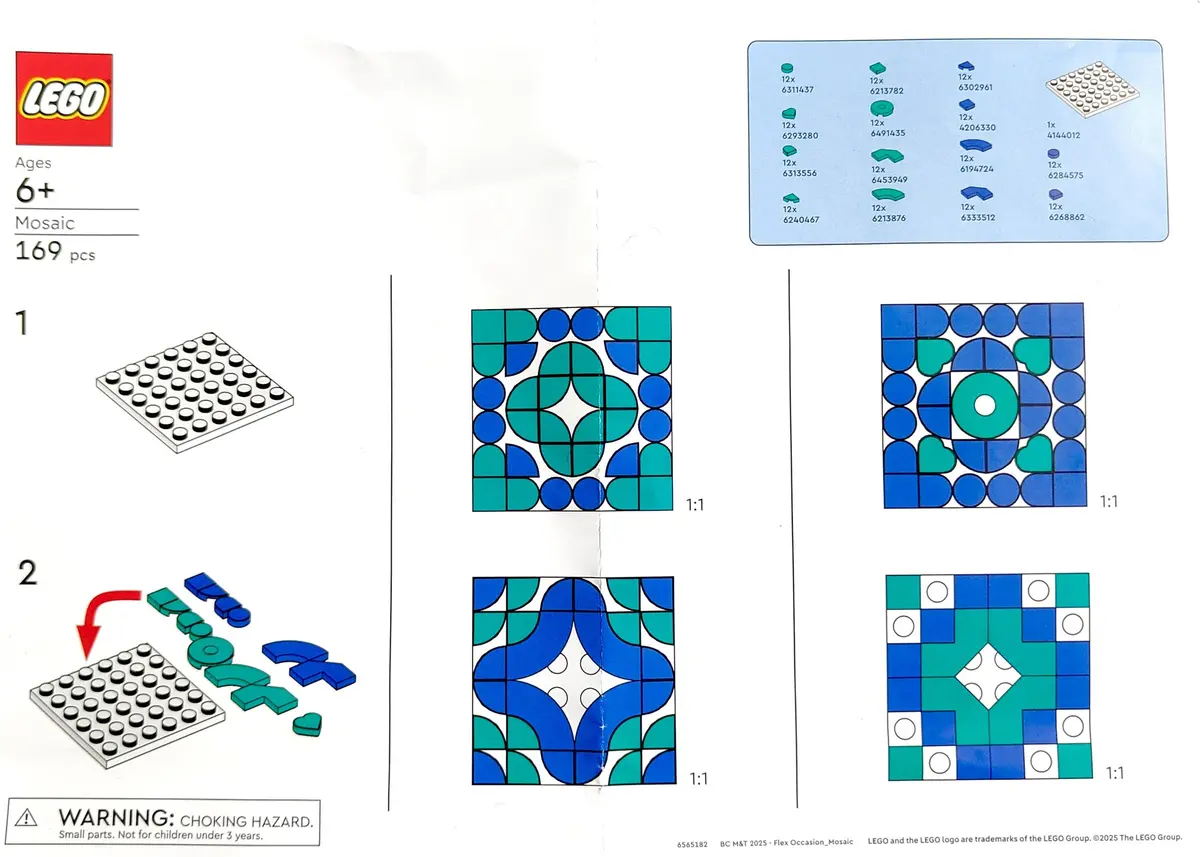 LEGO Promotional 6565182 Mosaic set, image 2