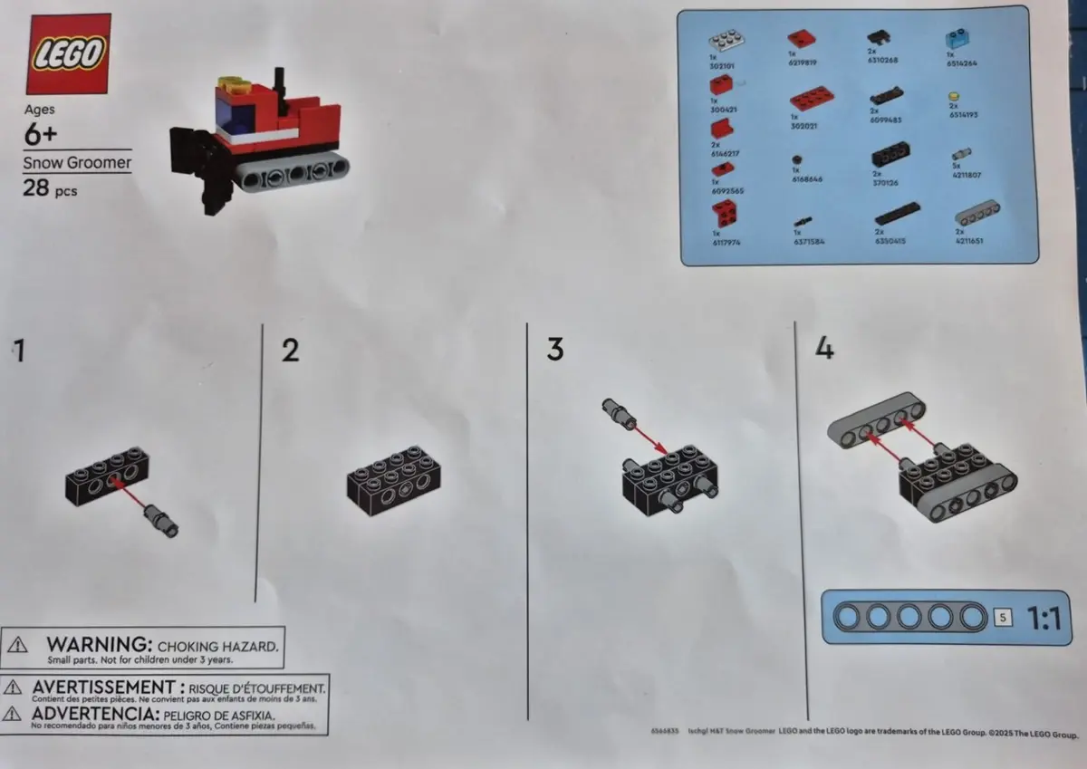 LEGO Miscellaneous 6566835 Snow Groomer set