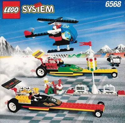 LEGO Town 6568 Drag Race Rally set