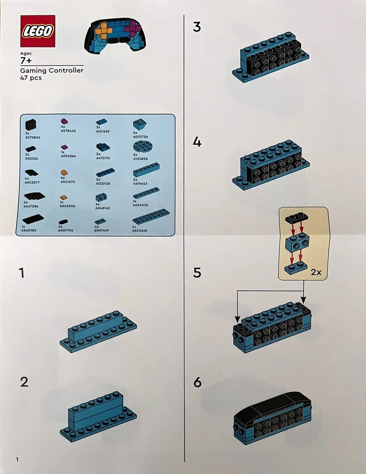 LEGO Promotional 6575259 Gaming Controller set, image 2