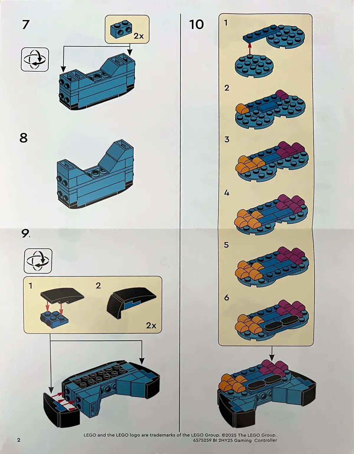 LEGO Promotional 6575259 Gaming Controller set, image 3