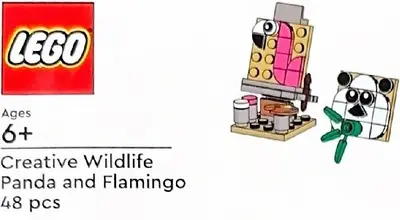 LEGO Promotional 6581677 Creative Wildlife Panda and Flamingo set