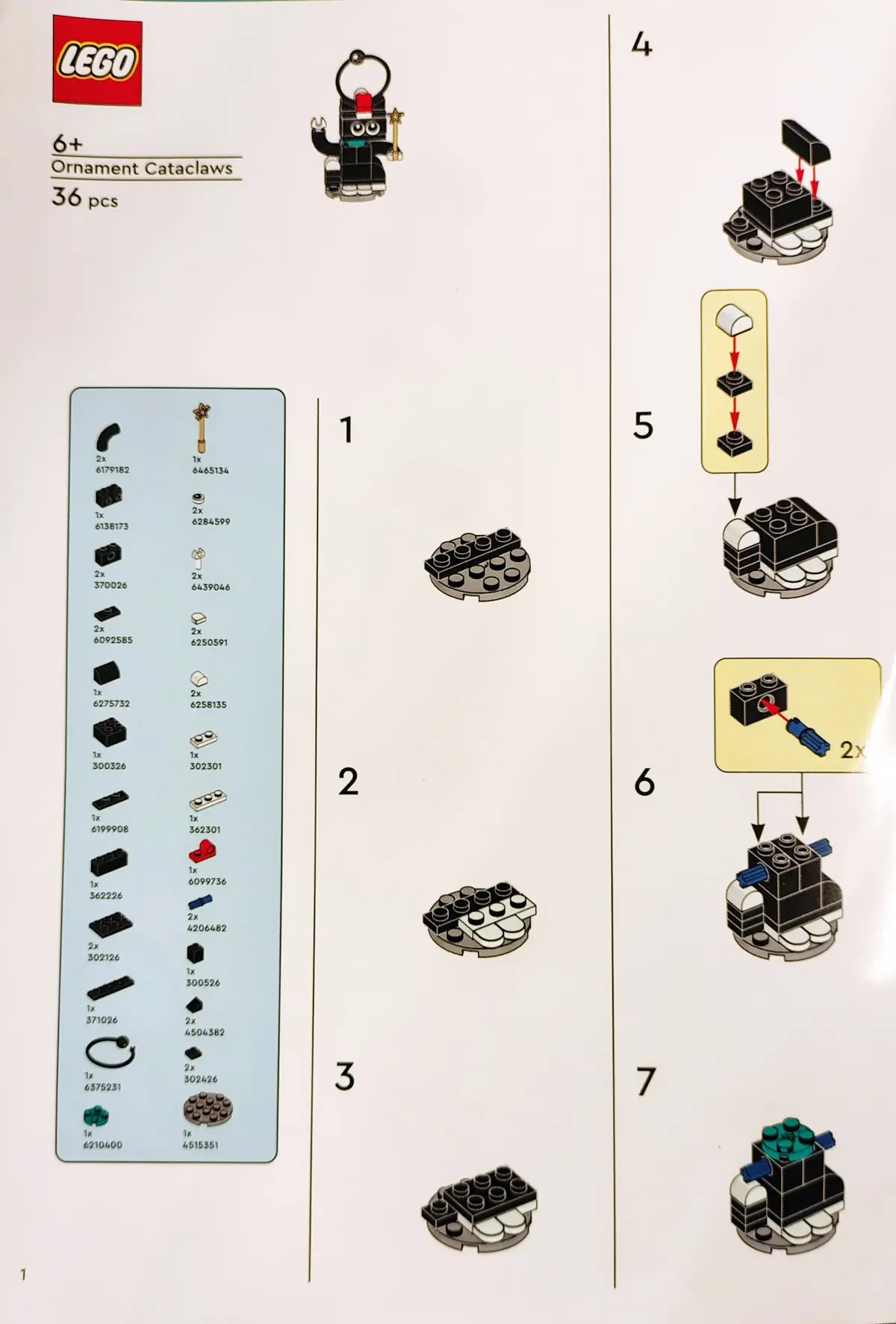 LEGO Promotional 6583586 Ornament Cataclaws set, image 2