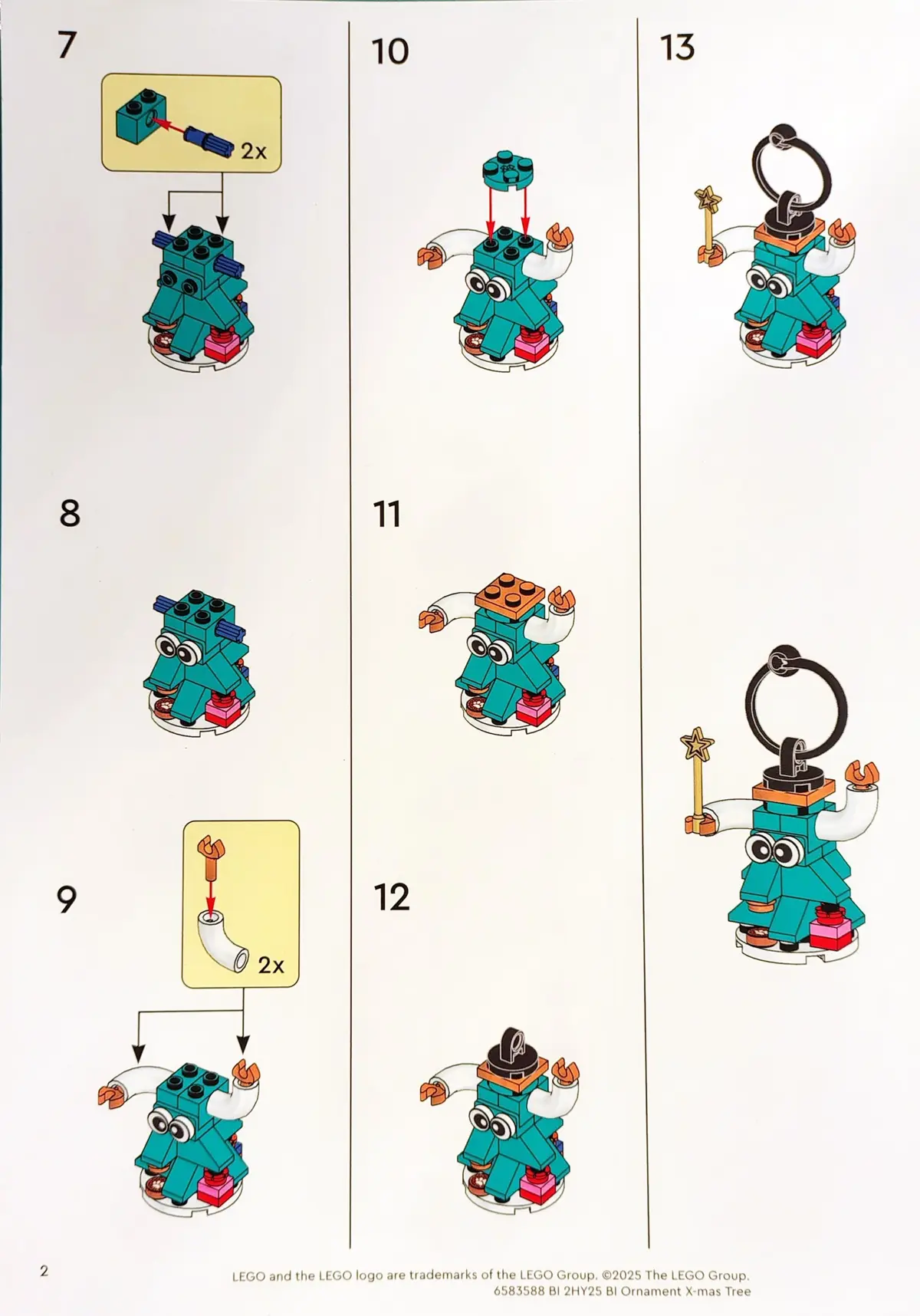 LEGO Promotional 6583588 Ornament X-mas Tree set, image 3