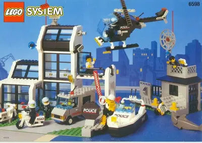 LEGO Town 6598 Metro PD Station set