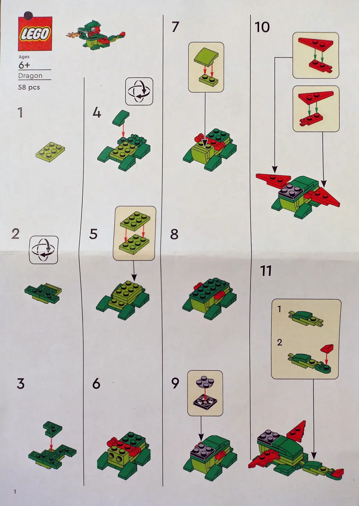 LEGO Promotional 6598863 Dragon set, image 2
