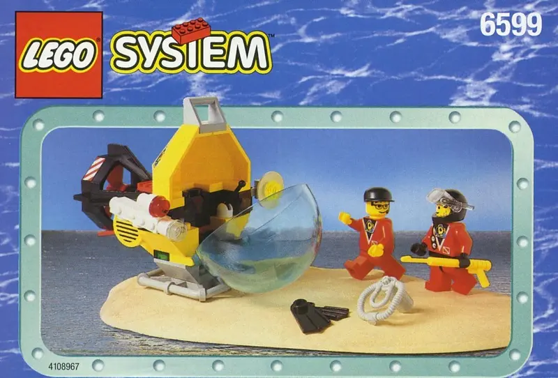 LEGO Town 6599 Shark Attack set