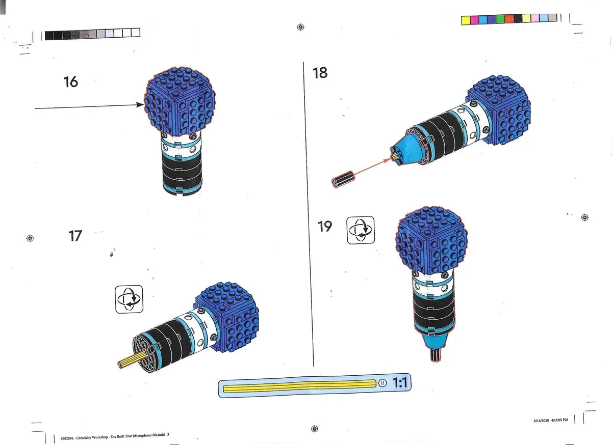LEGO Promotional 6600034 Microphone set, image 4