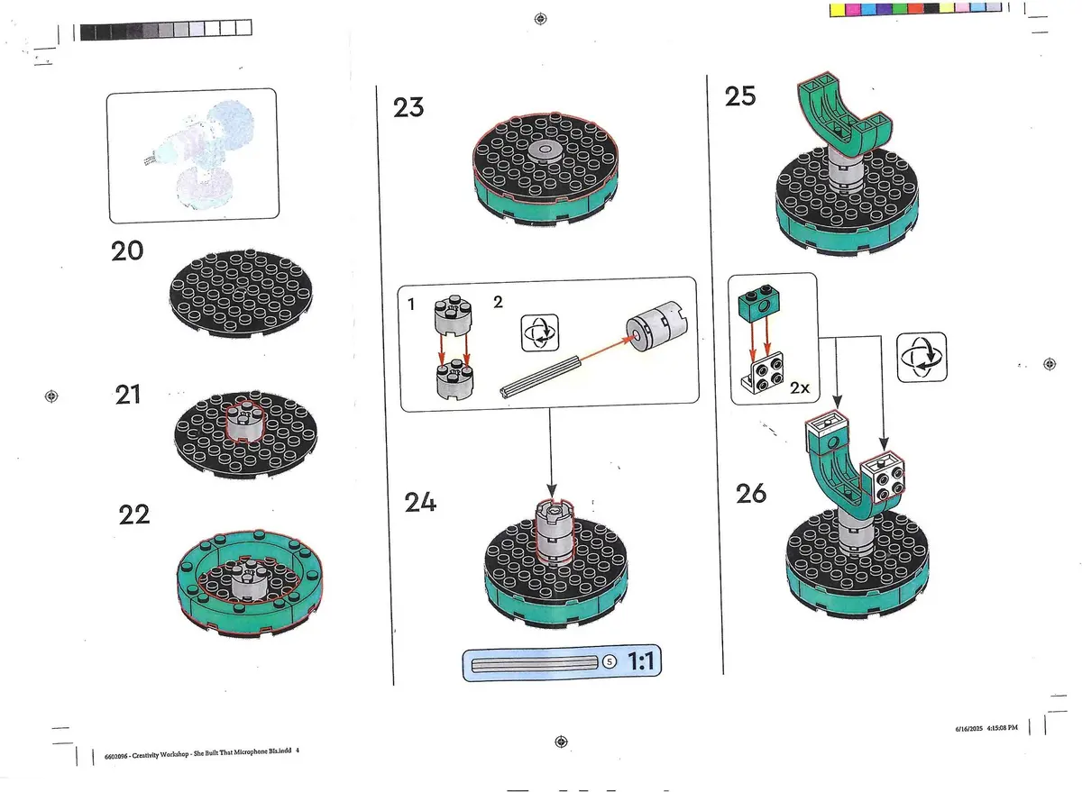LEGO Promotional 6600034 Microphone set, image 5