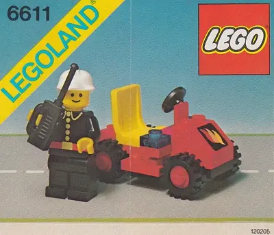 LEGO Town 6611 Fire Chief's Car set