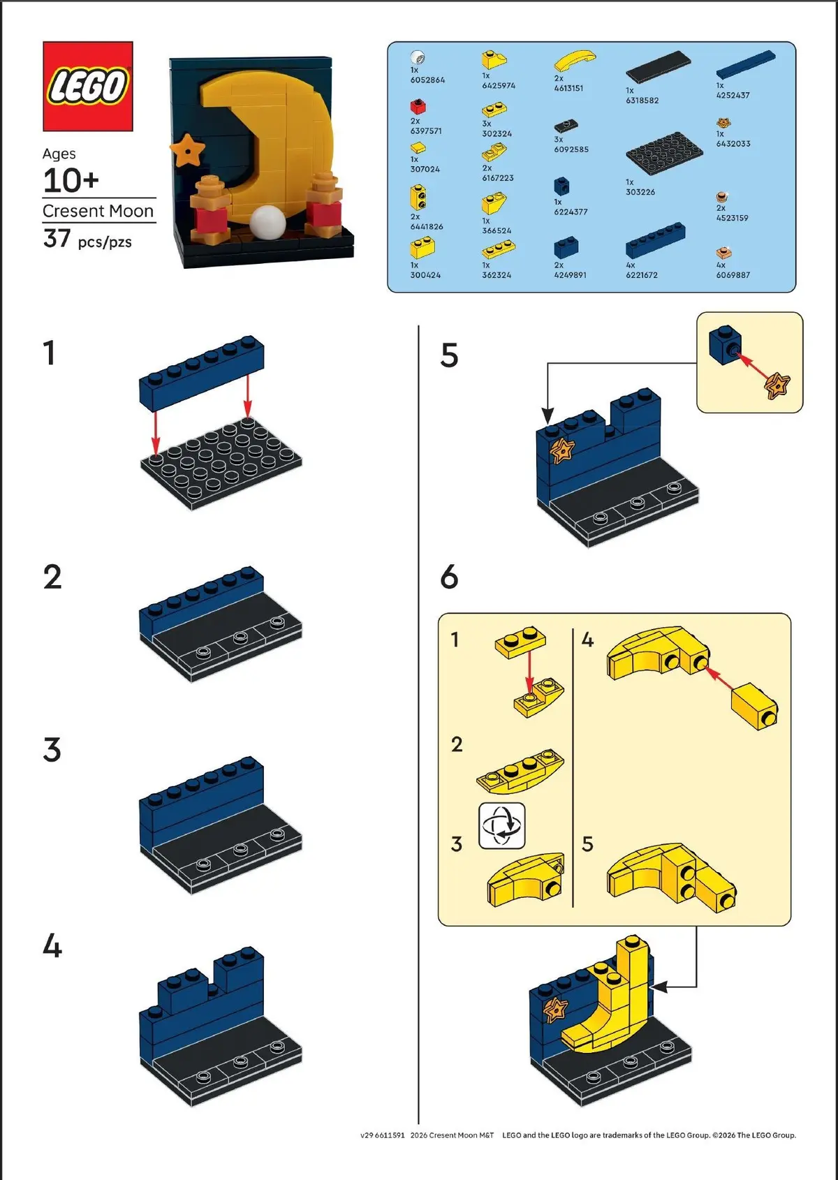LEGO Promotional 6611591 Crescent Moon set, image 2
