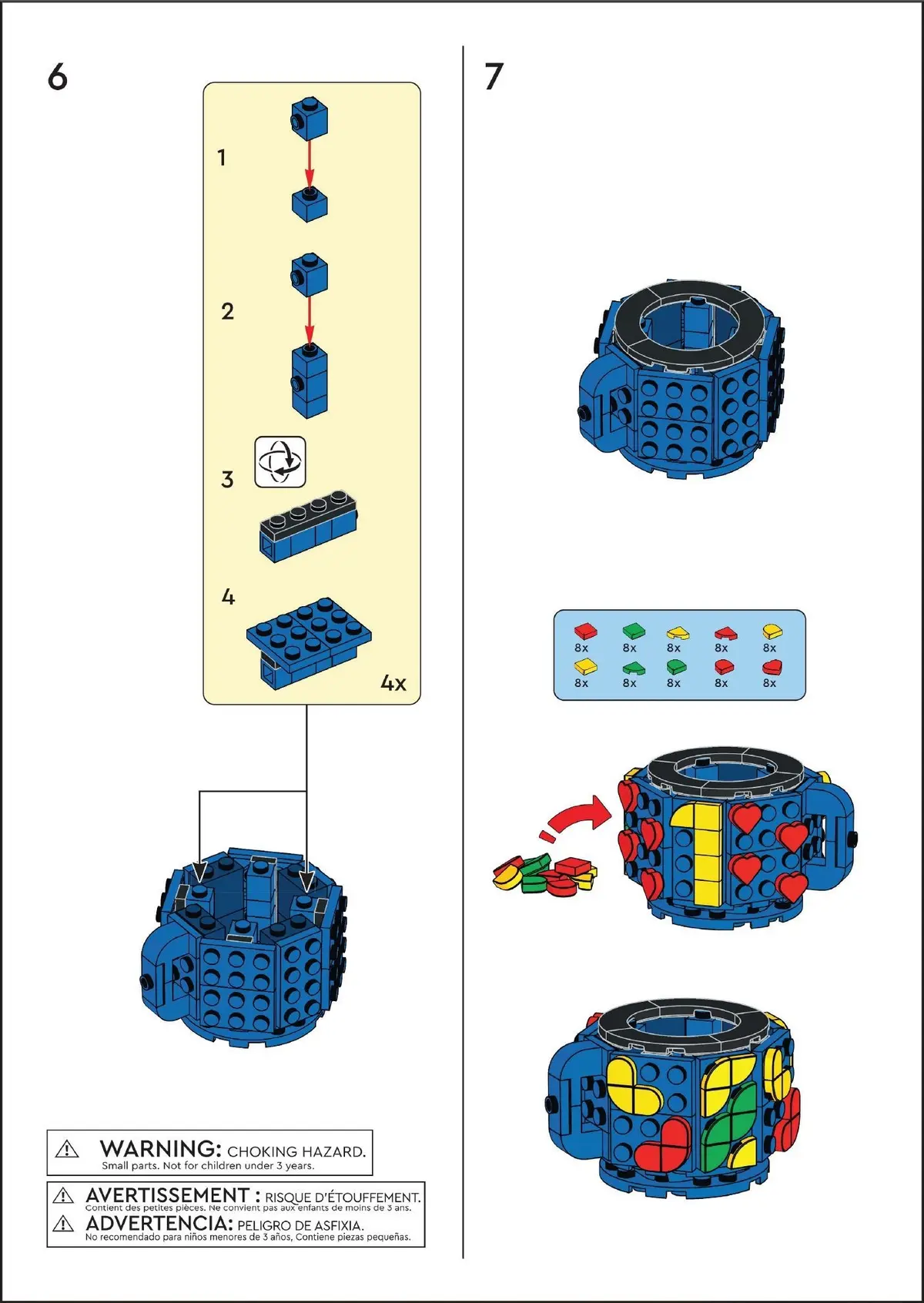LEGO Promotional 6611596 Coffee Cup set, image 3