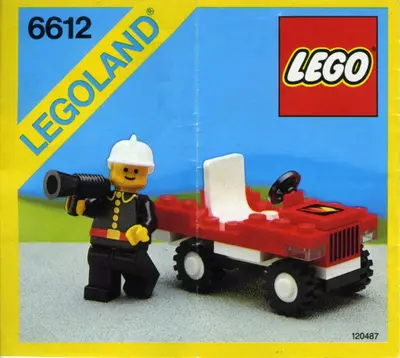 LEGO Town 6612 Fire Chief's Car set