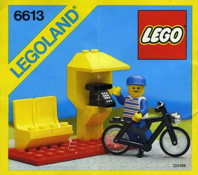 LEGO Town 6613 Telephone Booth set