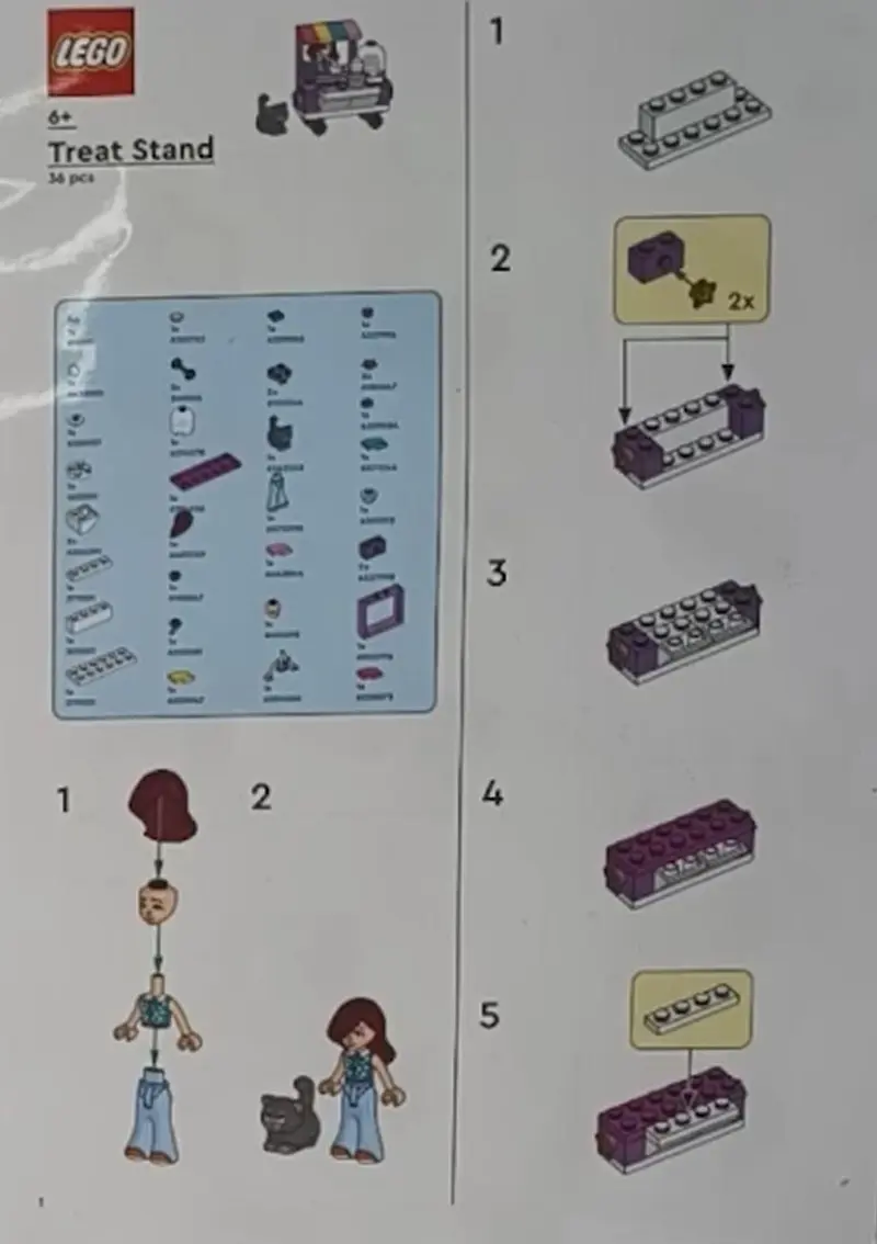 LEGO Friends 6614211 Treat Stand set, image 2
