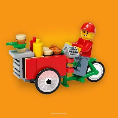 LEGO Promotional 6614213 Bike Burger Cart set