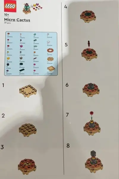 LEGO Botanicals 6614216 Micro Cactus set, image 2