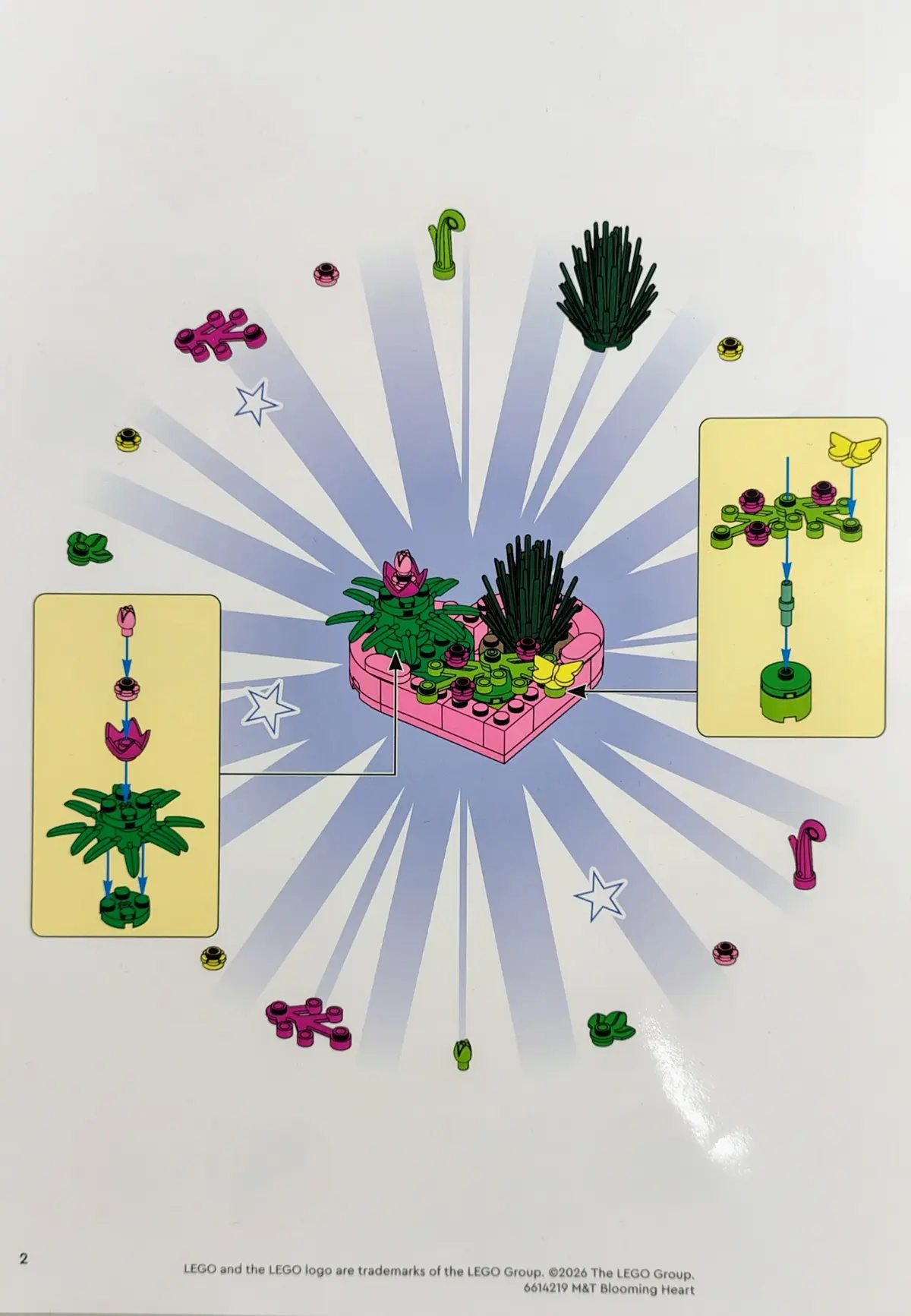 LEGO Promotional 6614219 Blooming Heart set, image 3