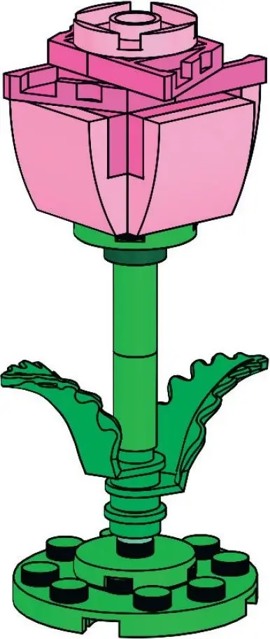 LEGO Promotional 6614220 Micro Pink Rose set
