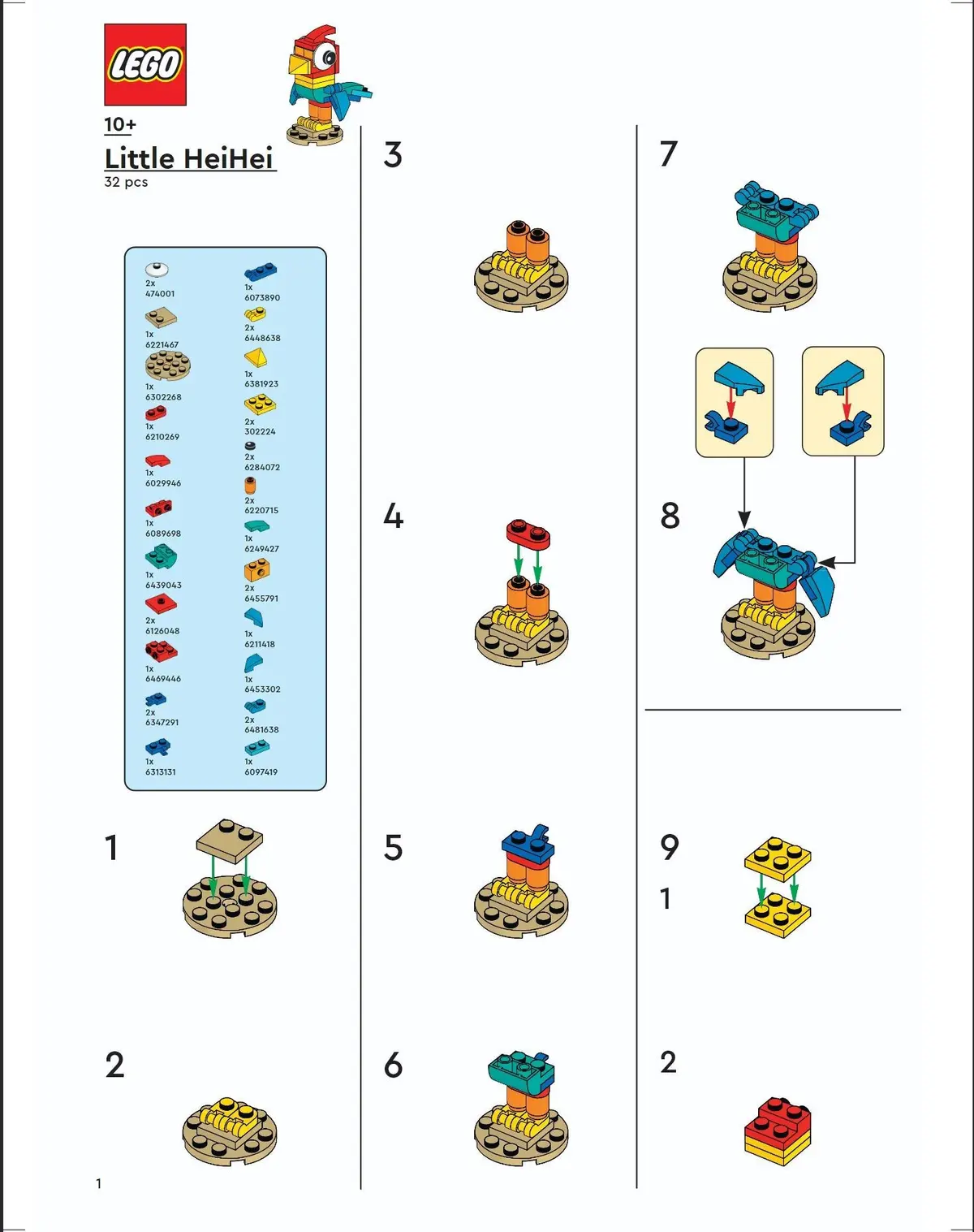 LEGO Disney 6614223 Little HeiHei set, image 2
