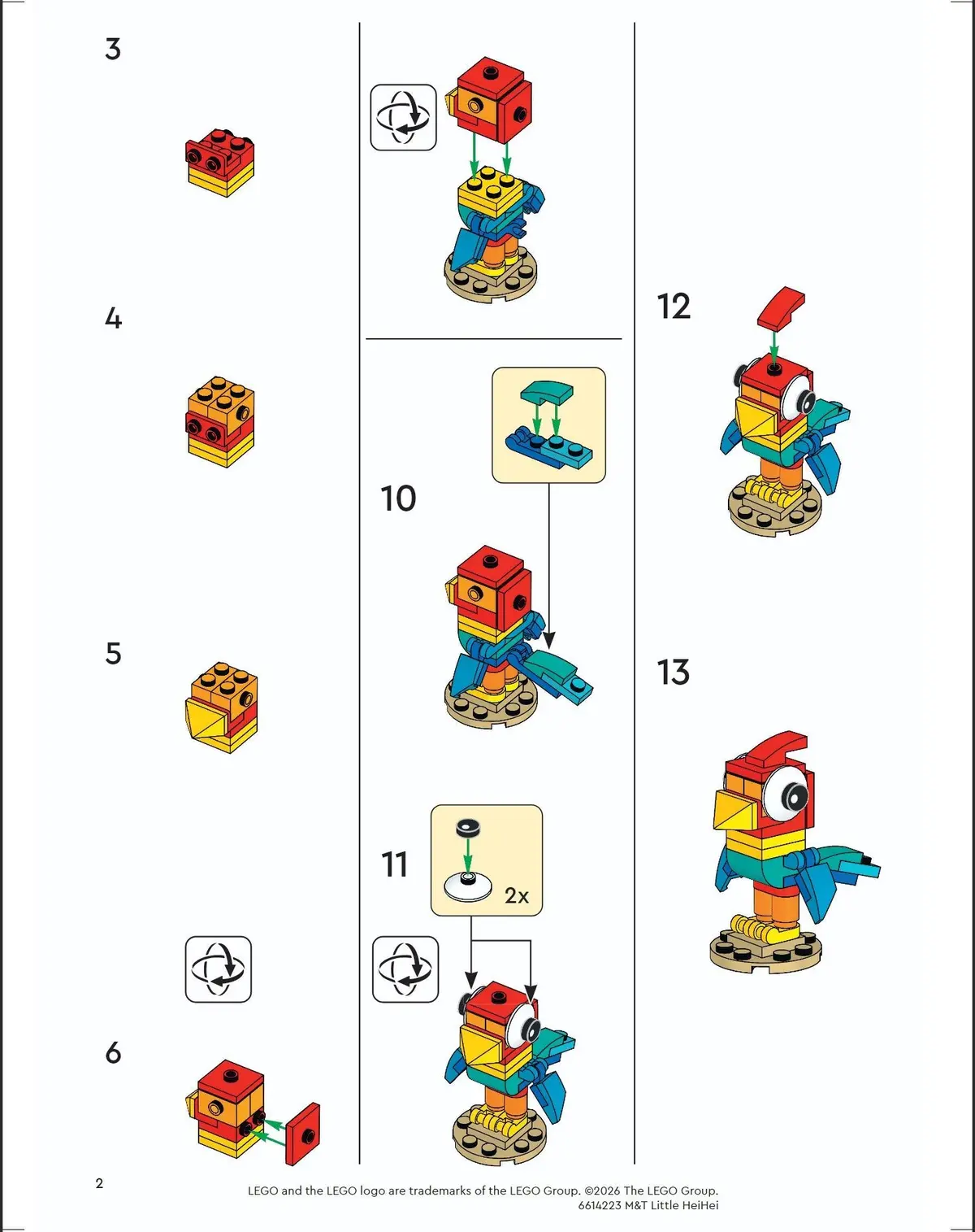 LEGO Disney 6614223 Little HeiHei set, image 3