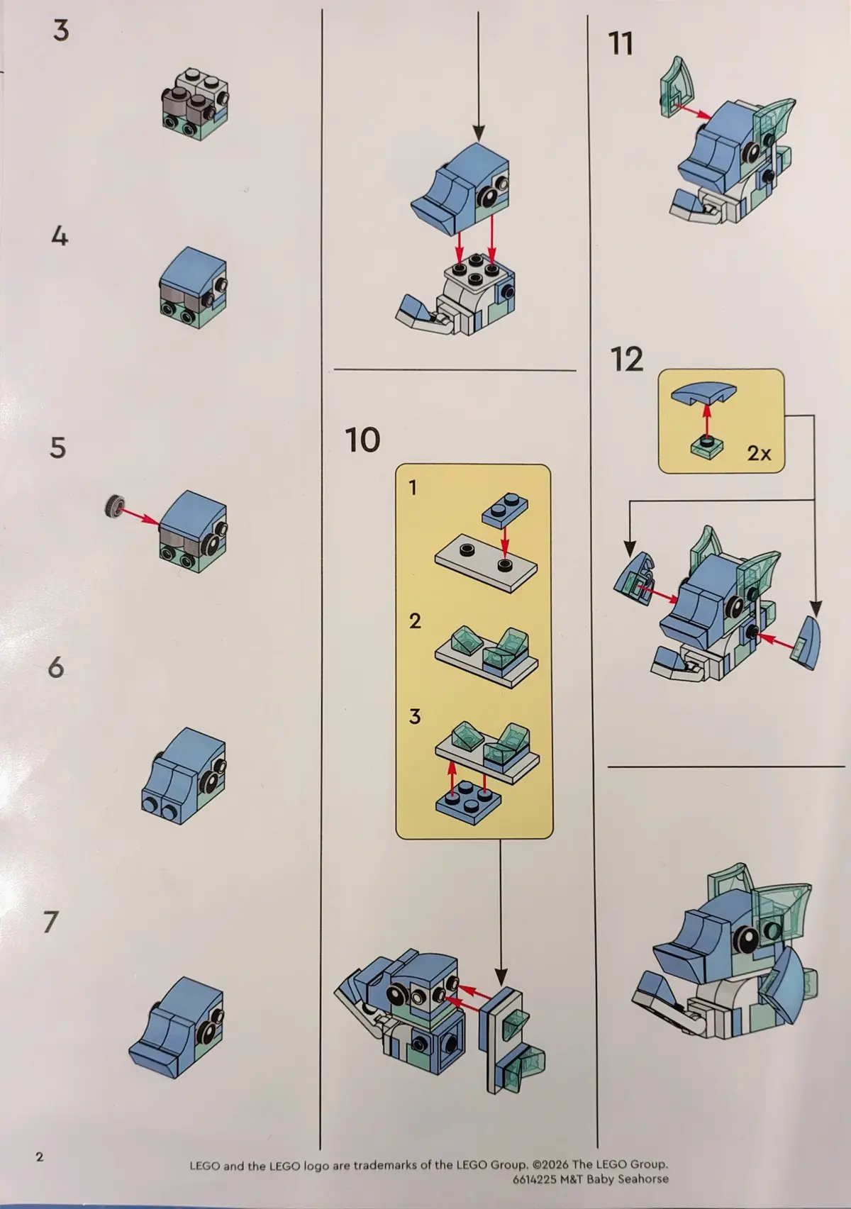 LEGO Promotional 6614225 Baby Seahorse set, image 3