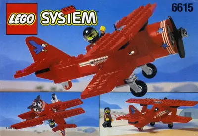 LEGO Town 6615 Eagle Stunt Flyer set