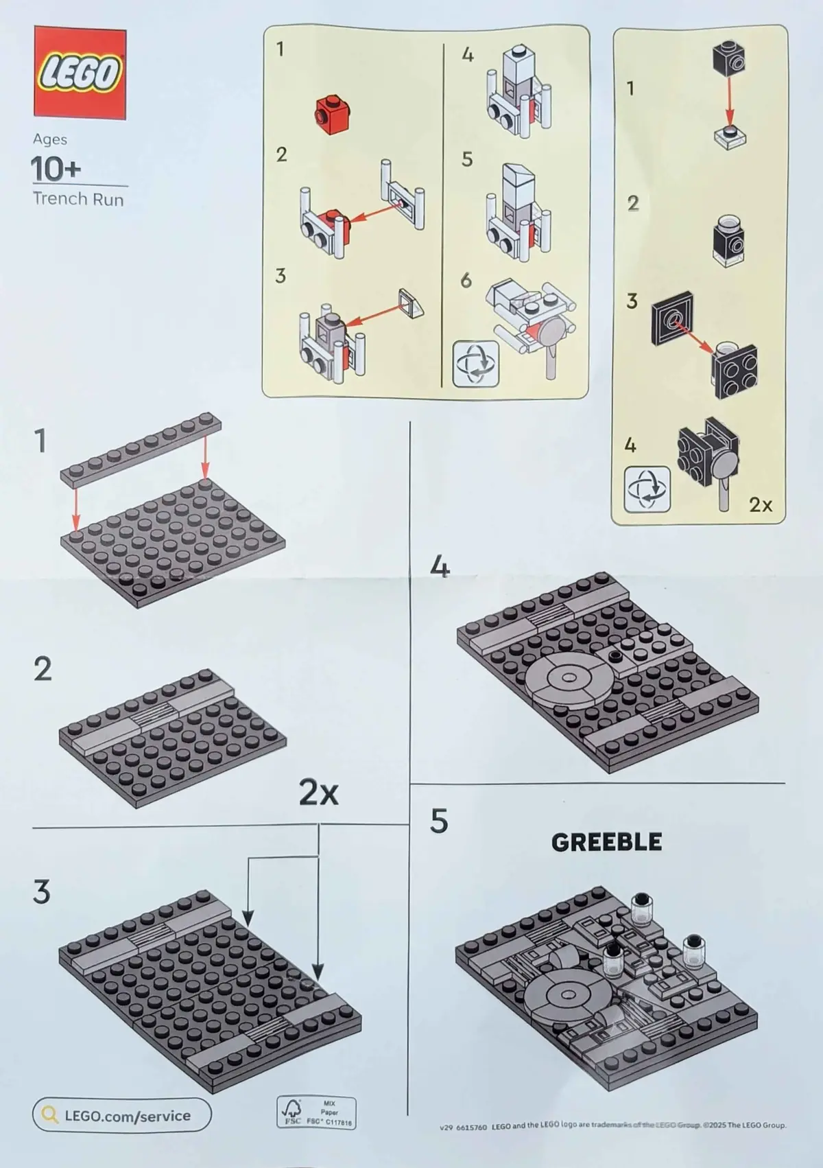 LEGO Star Wars 6615760 Trench Run set