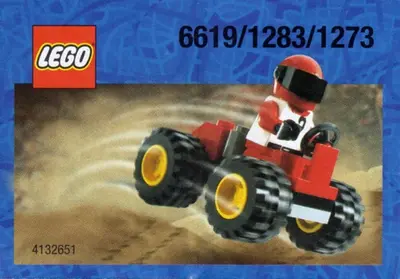 LEGO Town 6619 Red Four Wheel Driver set