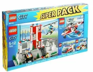 LEGO City 66193 City Medical Super Pack set