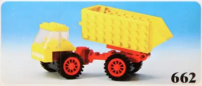 LEGO LEGOLAND 662 Dump Truck set