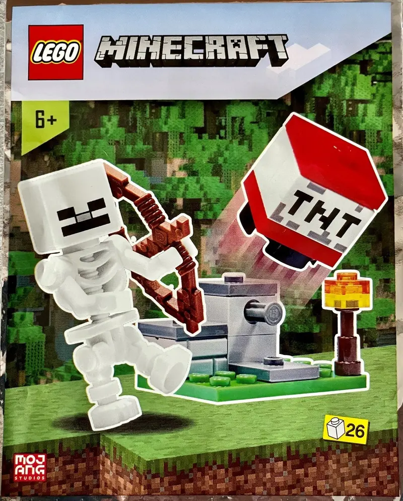 LEGO Minecraft 662102 TNT Launcher and Skeleton set