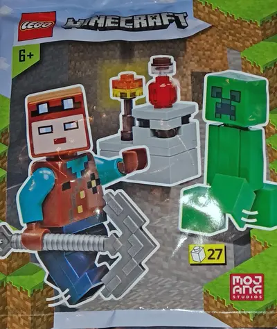 LEGO Minecraft 662204 Miner and Creeper set
